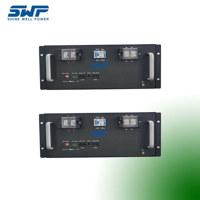 quality SWP48V 100Ah 랙 탑재 주택 에너지 저장 5000-8000 사이클 수명 factory